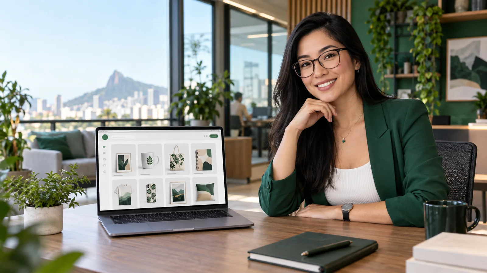 Marina Nakamura, idealizadora da ProdutosGraficos.com.br